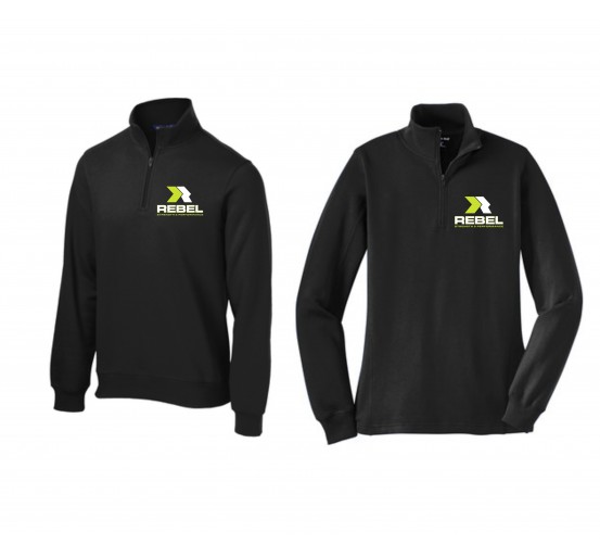 Rebel Strength & Performance Sport-Tek® Mens 1/4-Zip Embroidered Sweatshirt